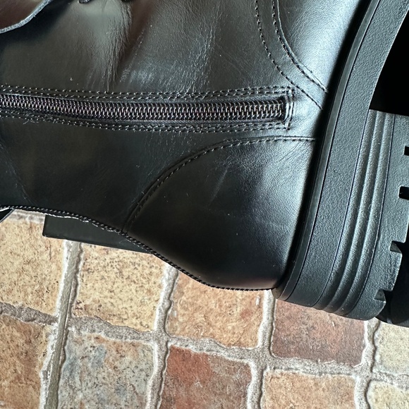 Authentic Love Moschino Leather Combat Boots - Picture 9 of 16